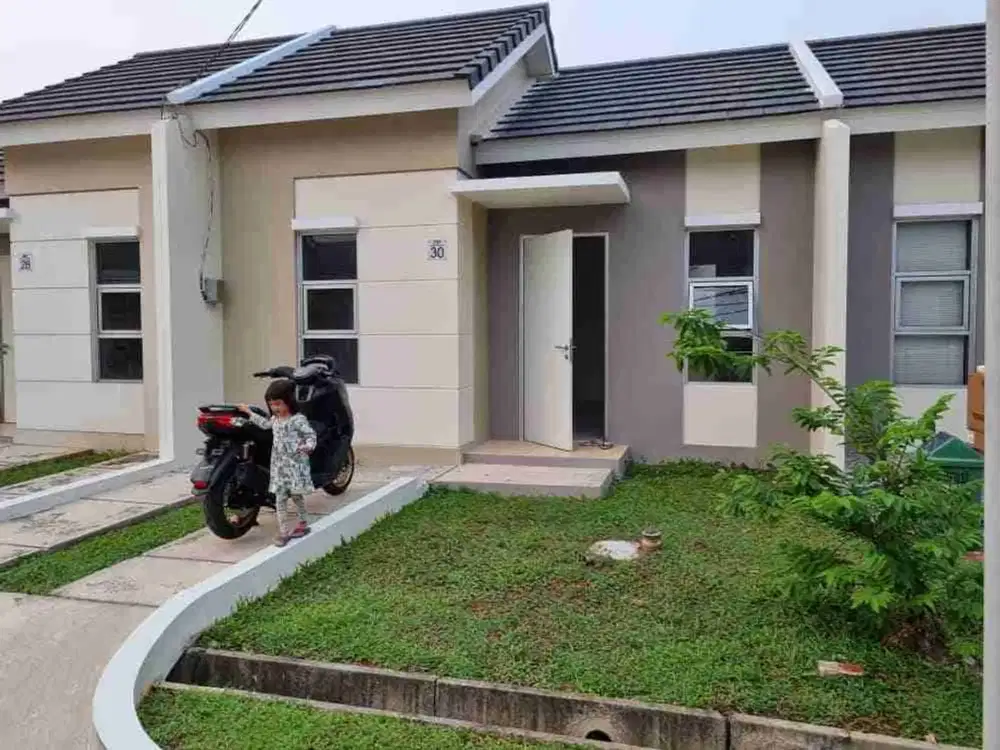 dijual rumah bagus 1 lantai 2 kamar tidur di summarecon srimaya residences bekasi