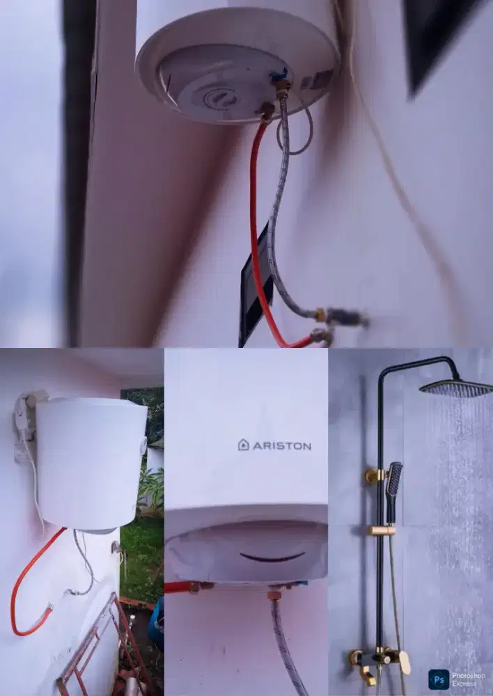 PEMASANGAN WATER HEATER (MANDI AIR PANAS & DINGIN)