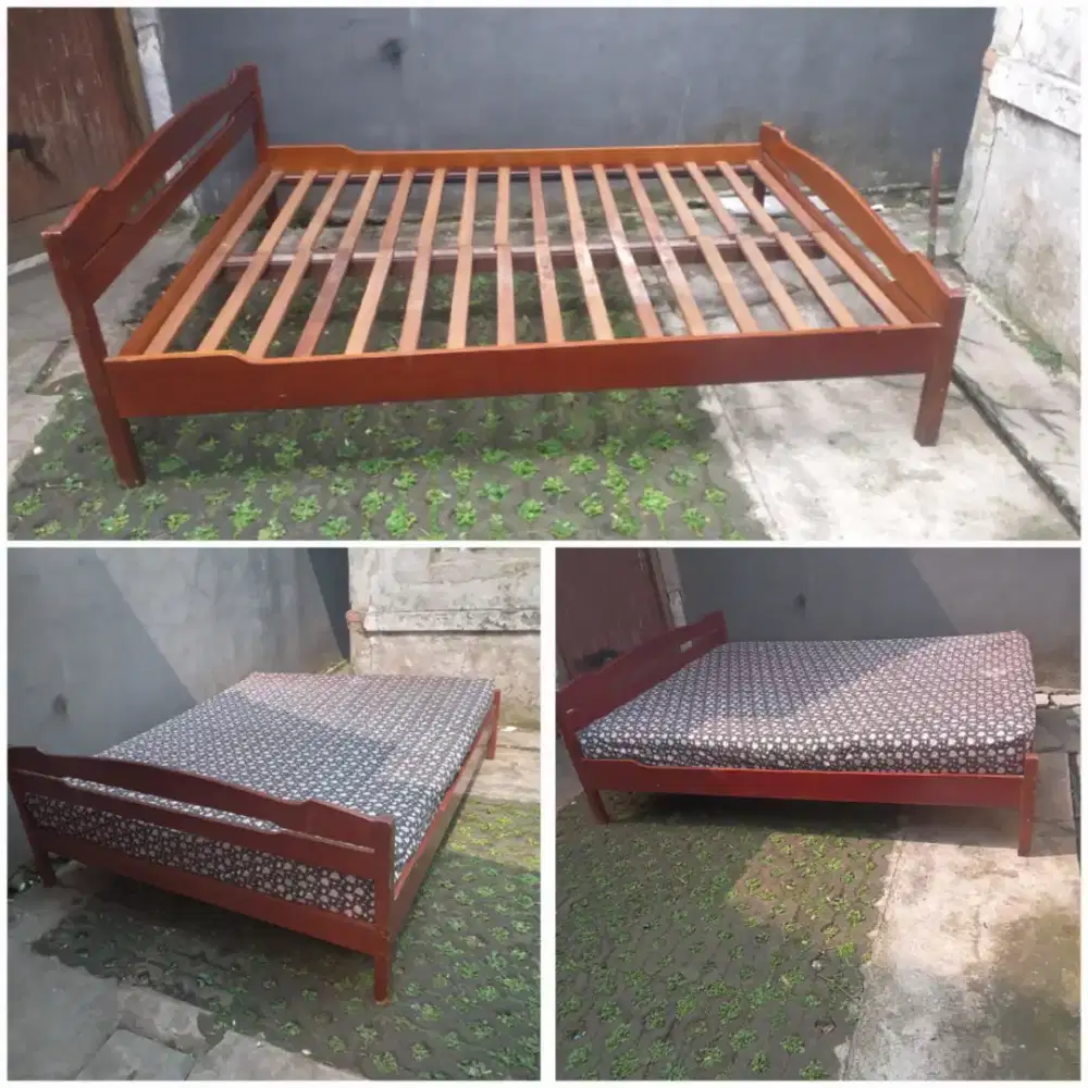 Tempat Tidur Ranjang Jati Klasik