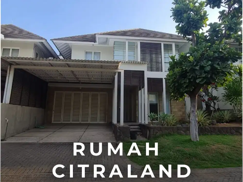 Dijual Rumah Bangunan Kokoh, Dekat G-Walk, Citraland, Surabaya