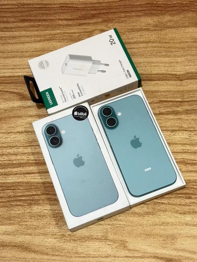 Iphone 16 128 iBox bh 100 teal