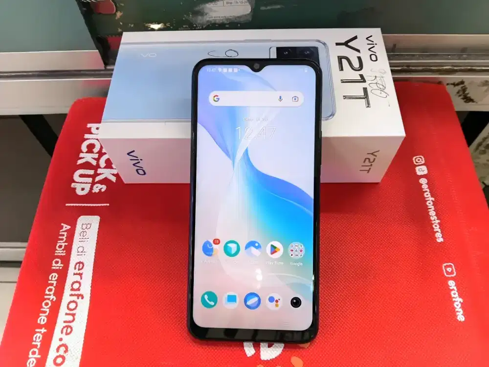 VIVO Y21T 6 /128 Gb lengkap normal tampa minus