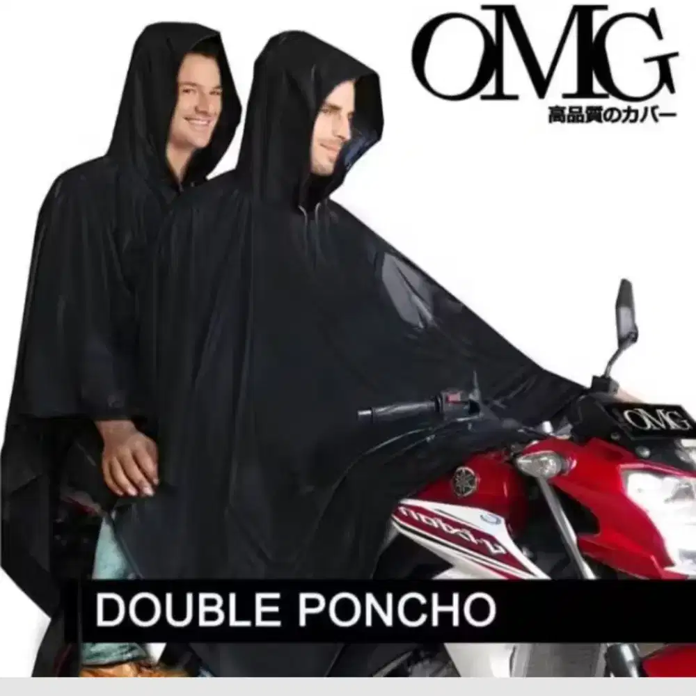 Dijual jas ujan double Ponco 2 kepala in one