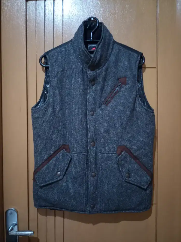 Jaket Rompi Lee Cooper Vest Abu Misty Size M