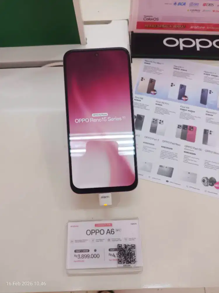 Oppo A6x 18Gb + 256Gb Bisa tebus murah Marshall seharga Rp. 199.000