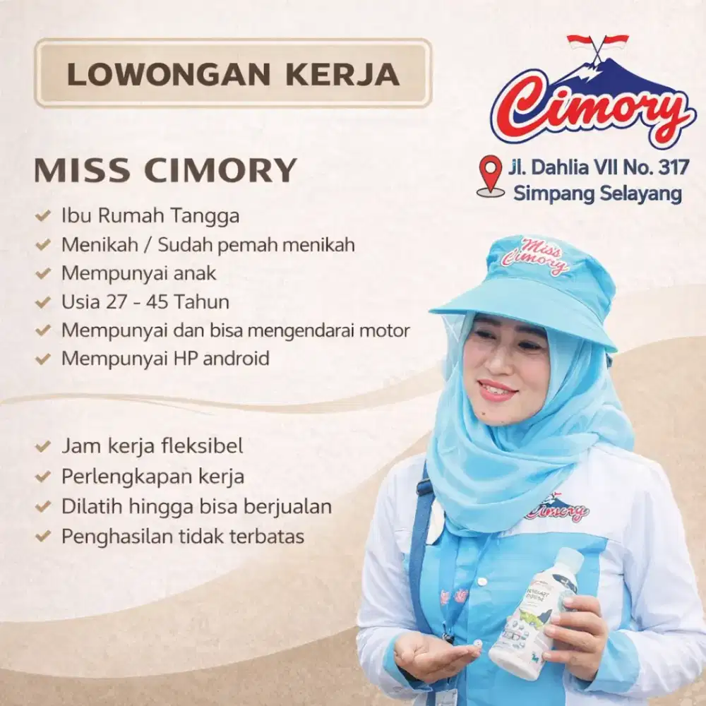 Lowongan Miss Cimory
