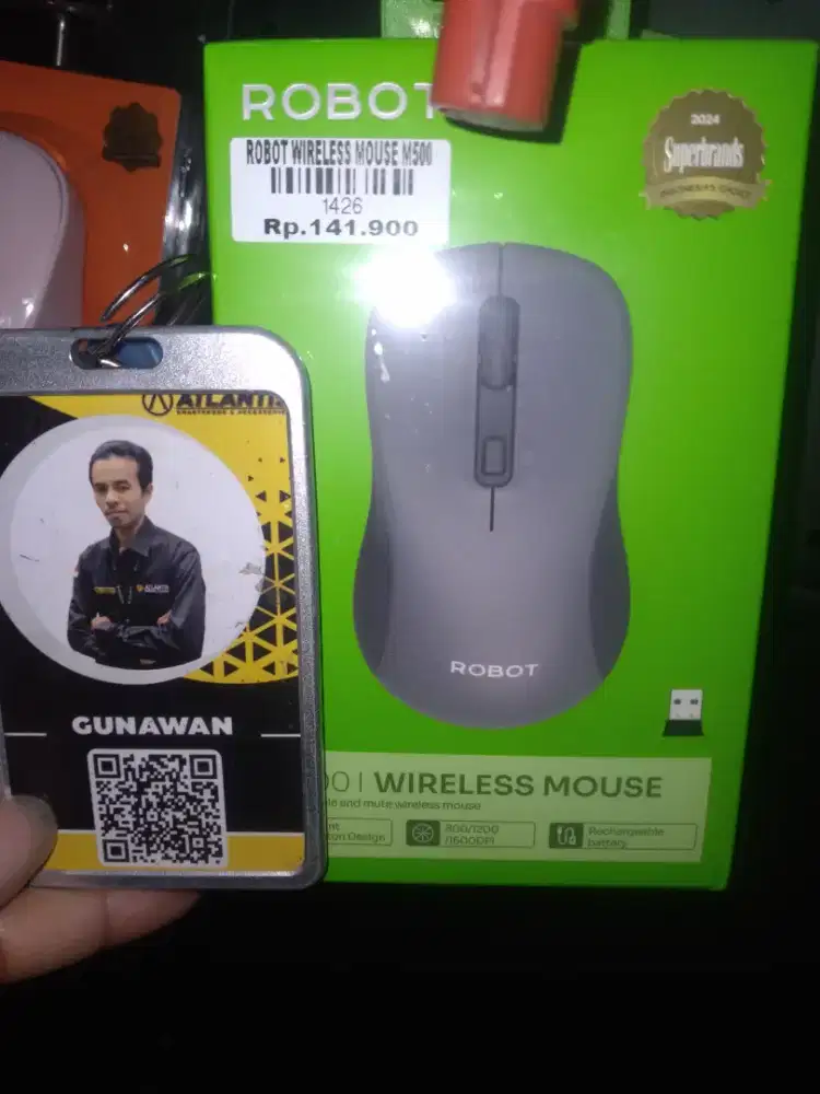 Mouse wireless ROBOT M500 ATLANTIS DAHSYAT