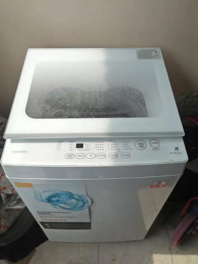 Mesin cuci Toshiba AW-M801AN Japan Quality, kapasitas 7kg