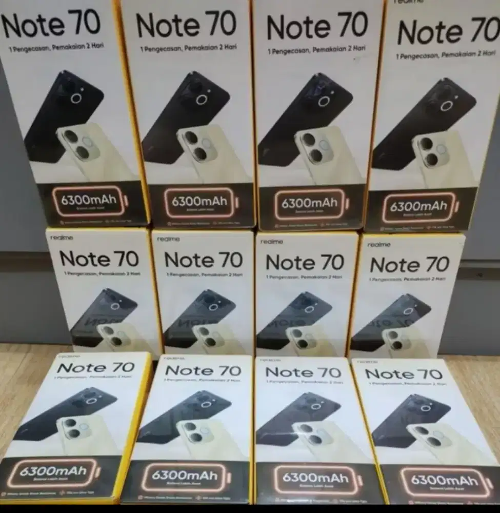 Murah new Realme Note 60 4/64 & 4/128 grs resmi, bs TT