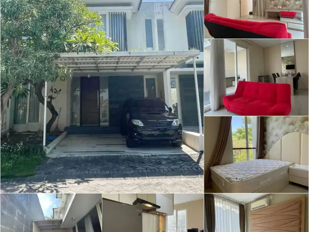 Disewakan Rumah 2 Lantai Siap Huni Furnish di Pelican Hill, Citraland Utara