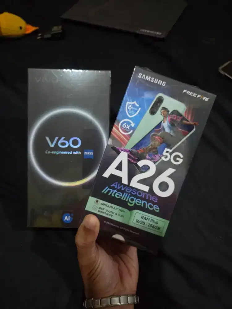 Jual HP BARU RESMI ORGINAL SAMSUNG A26 dan VIVO V60