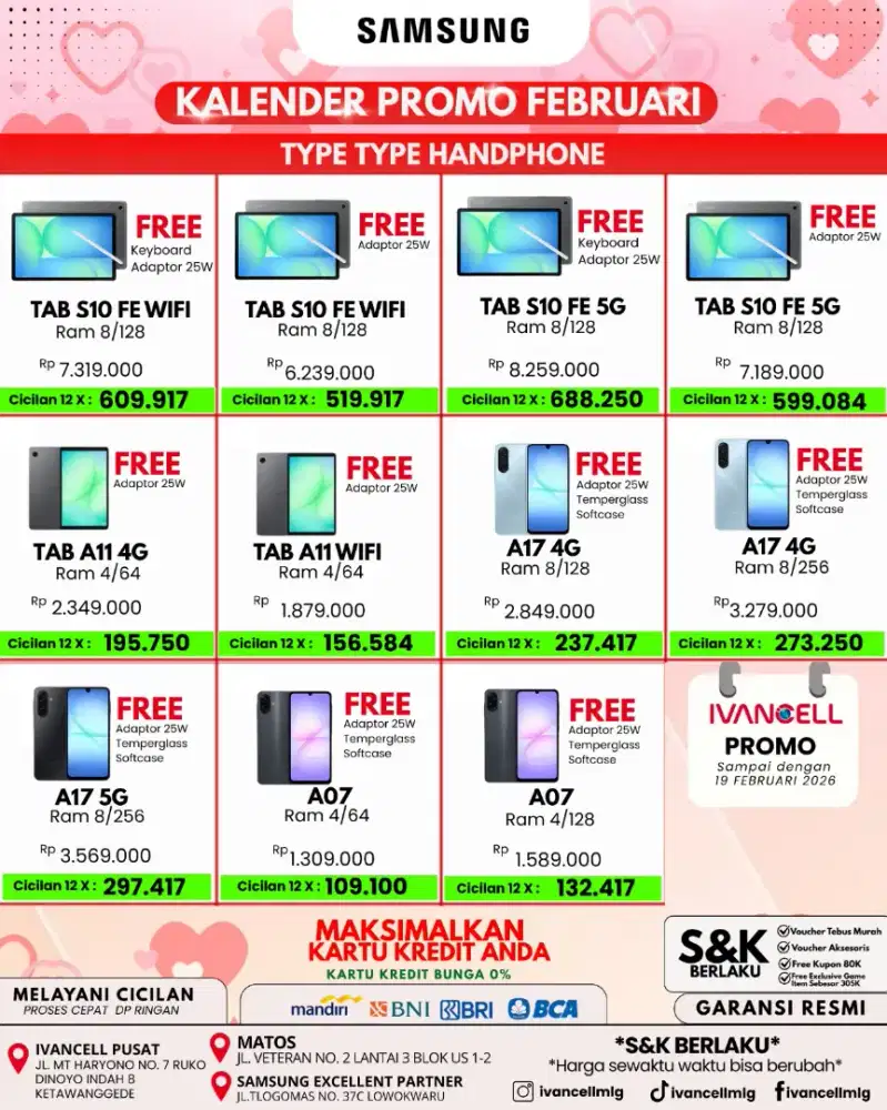 Samsung a07 New Free Softcase Antigores