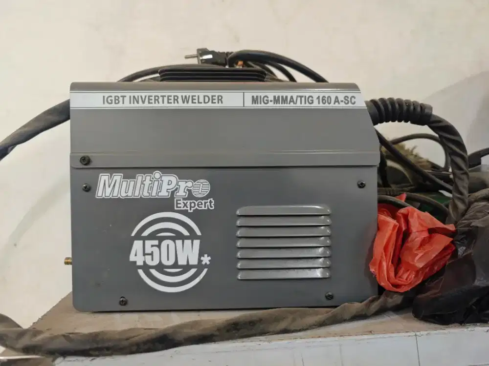 Mesin Las Multipro MIG MMA/TIG 160. Las CO tanpa gas.