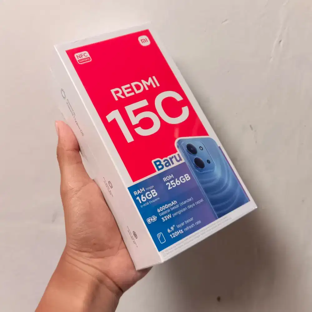 Xiaomi redmi 15c ram 8/256 new ( setara note 14c poco m6 pro m7 )