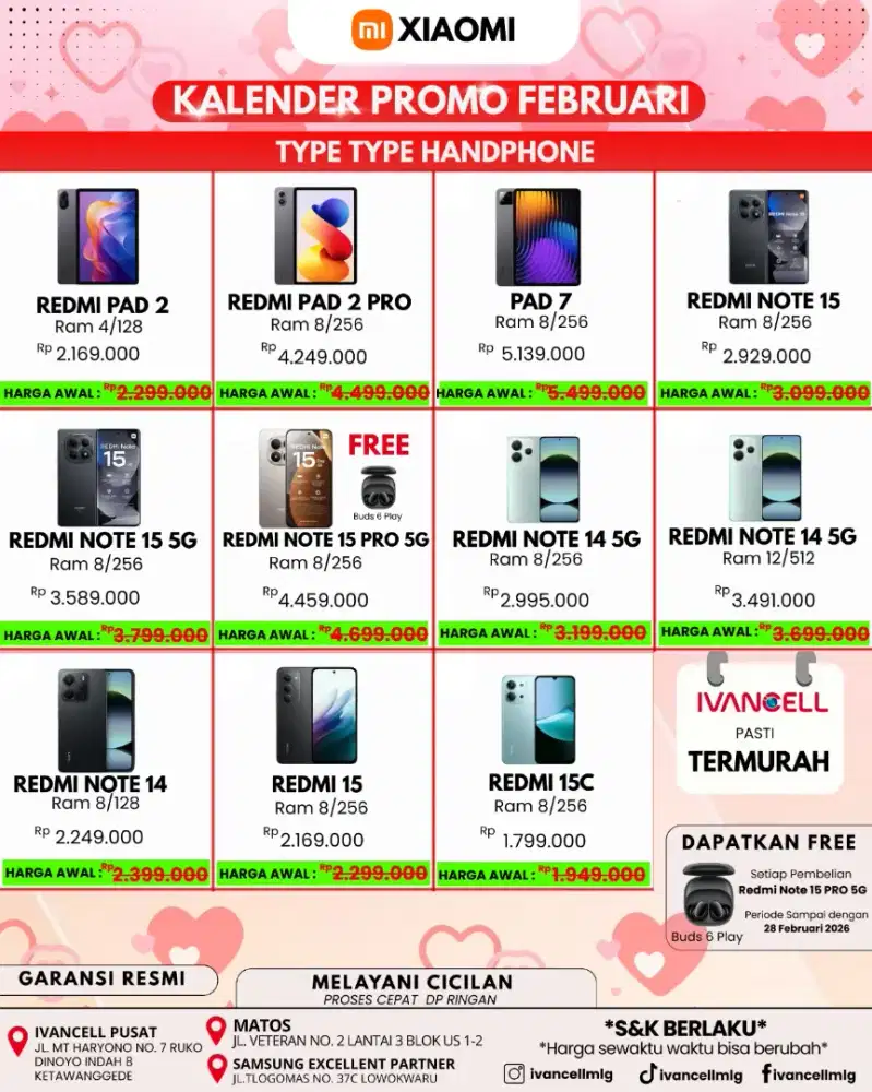 Redmi Note 14 New Termurah seMalang Raya