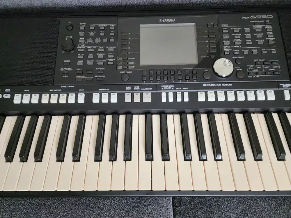 YAMAHA S 950 Kondisi OK Full style song sampling