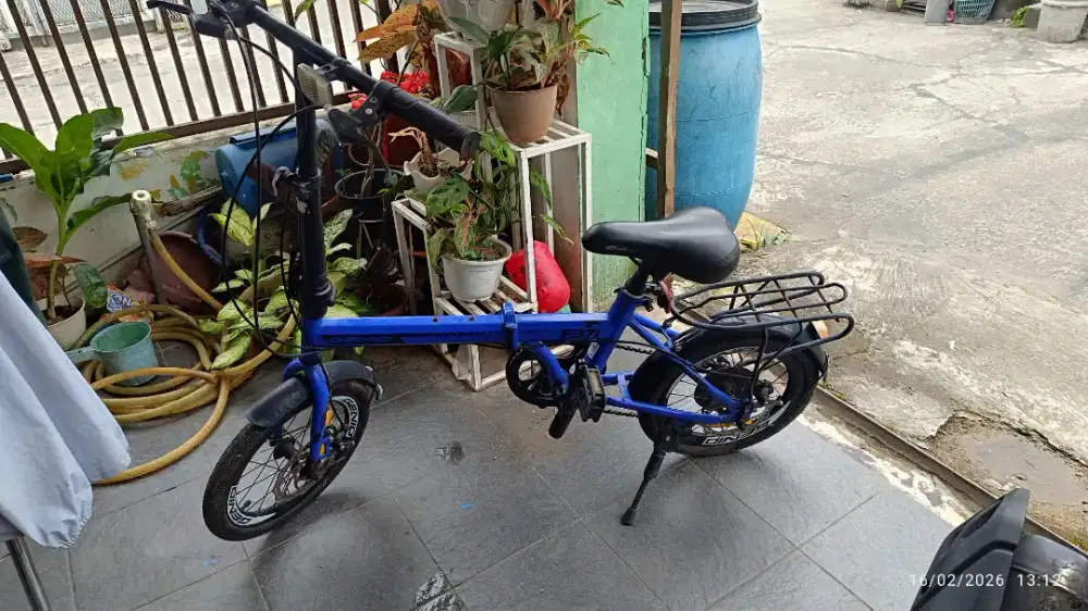 Sepeda lipat 16 United Genio 371 7sp