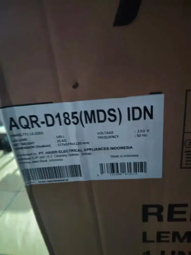 Kulkas 1 pintu merek aqua