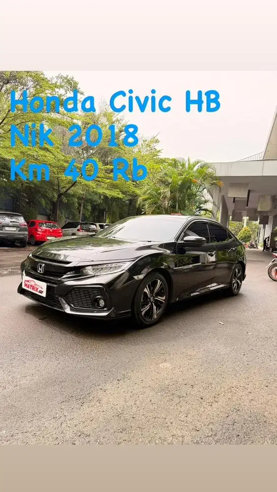 Honda Civic HB Nik 2018 black on black Siap pakai