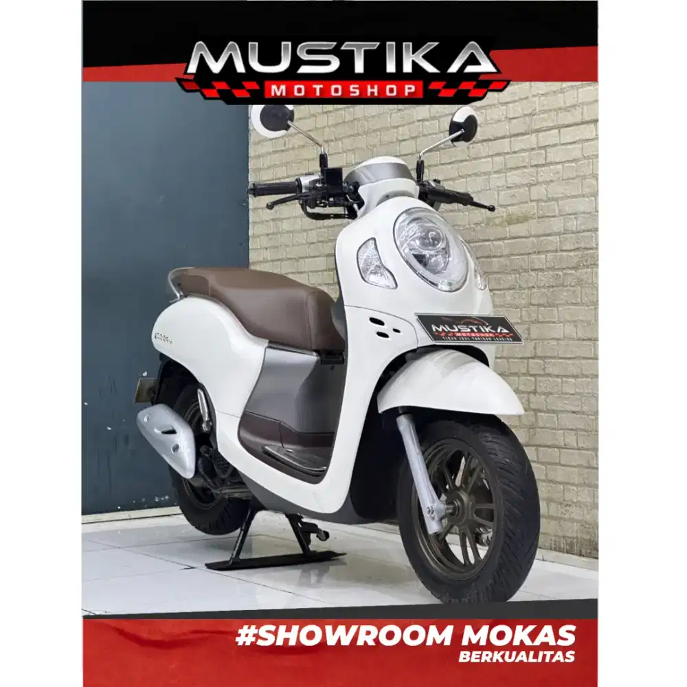Obral Dp500rb Murah!!Honda Scoopy 2023 White Plat Jatim Mulus-Mustika