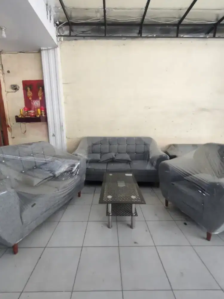 sofa abu cicilan tanpa dp