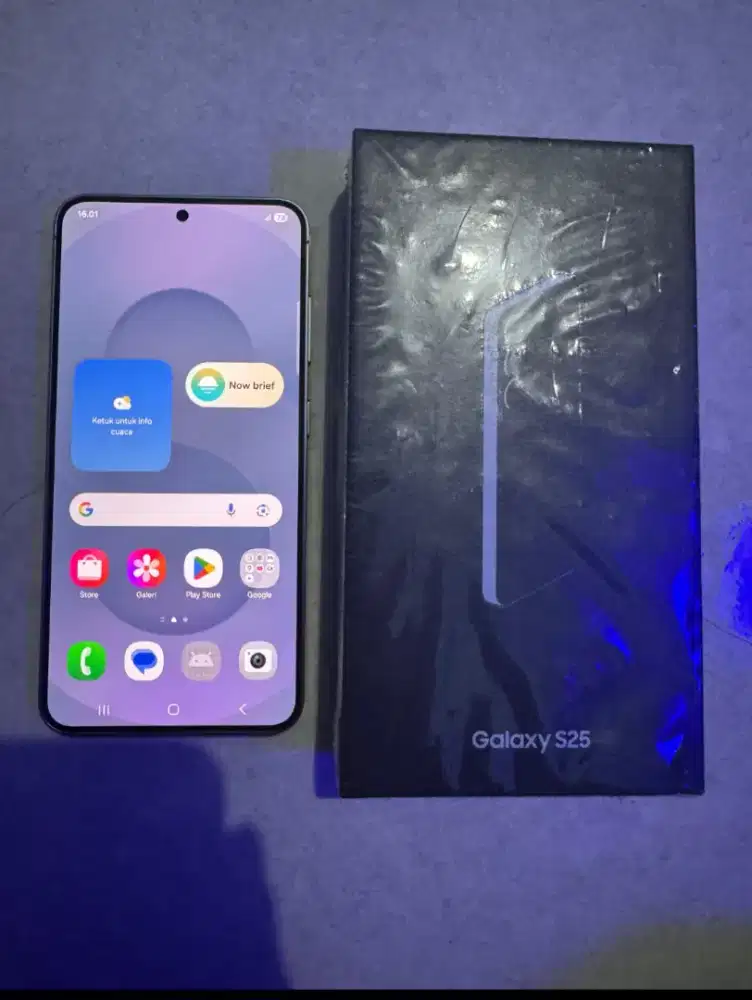 Samsung s25 12/256 sein nominus, mulus orian garansi on bulan 3 -2026