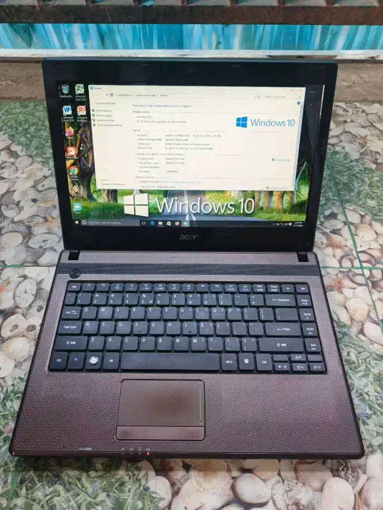 Laptop Acer intel Core i3 ram 8gb layar 14 inch siap pake(nego)