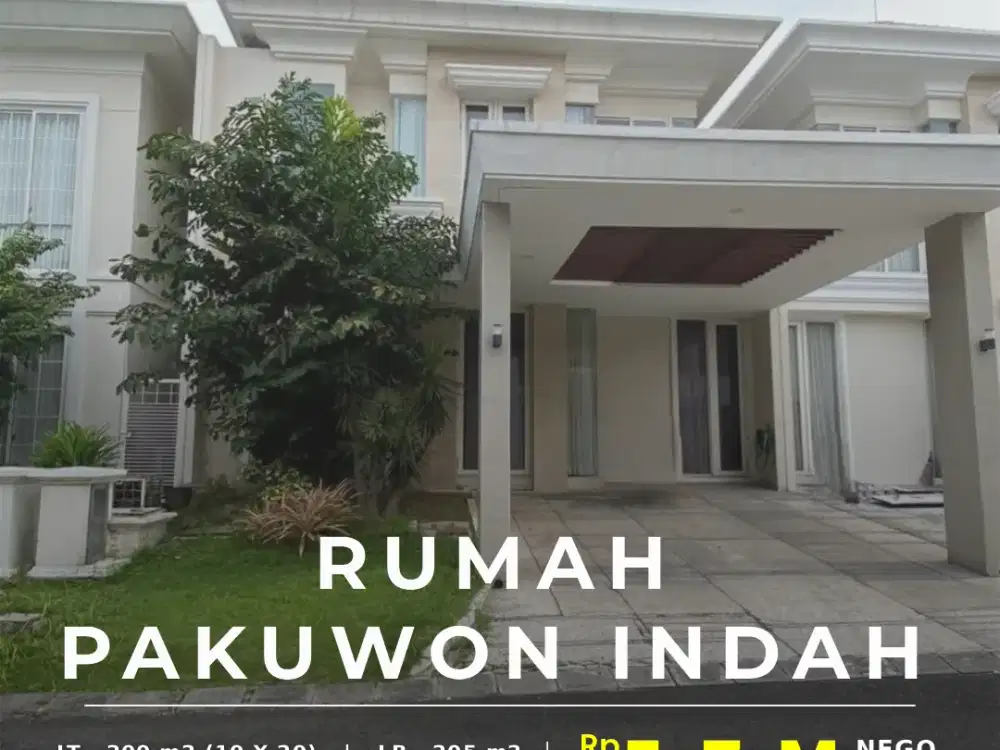 Dijual Rumah Bagus & Favorit Dekat PTC di Pakuwon Indah, Surabaya