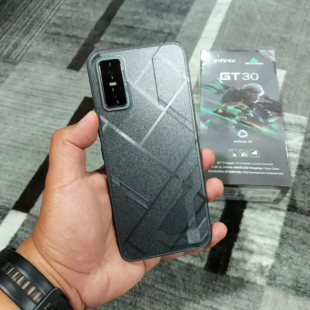 Infinix GT 30 5G 8/256 Gb Mulus Like New 2 Minggu pakai Fullset Resmi