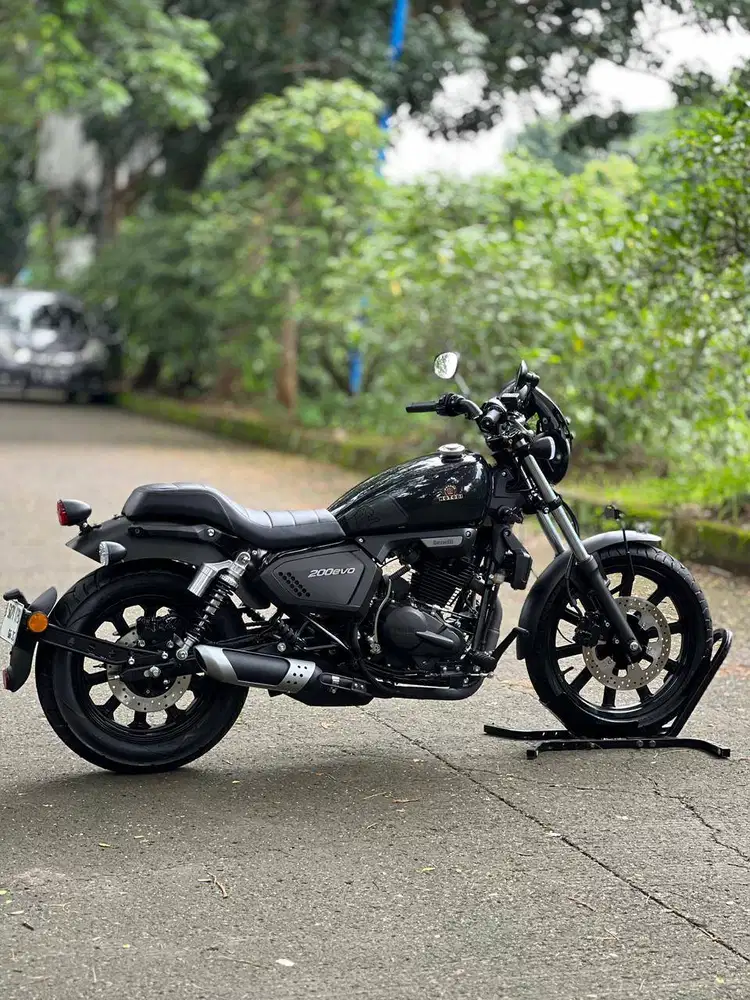 KM 300 PERAK! BENELLI MOTOBI 200 EVO HITAM 2024 PAJAK PANJANG NO MINUS