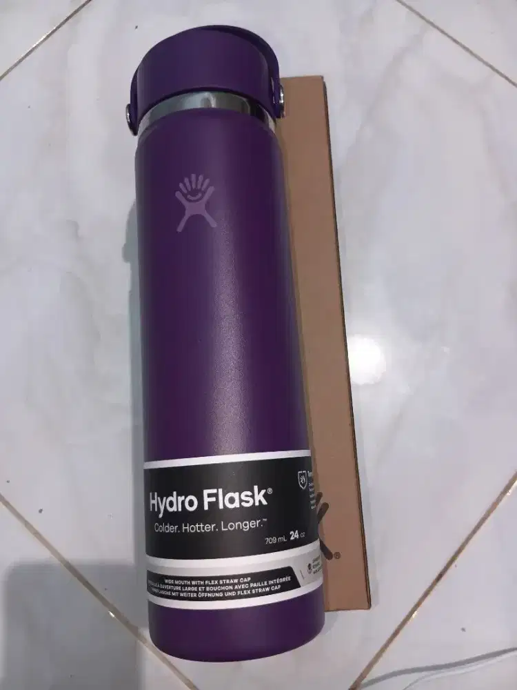 Botol Minum Hydro Flask Wide Mouth Straw 24oz