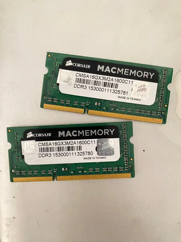 Ram corsair Mac 8gb 2 keping DDR3