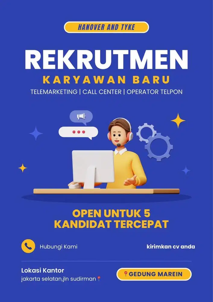 Info Loker Jakarta Selatan, Sudirman
