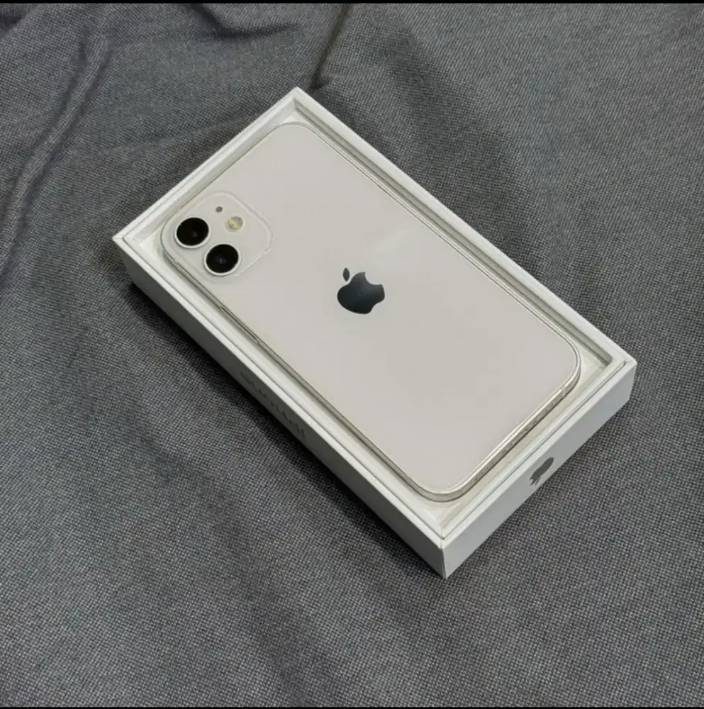 Iphone 12 mini 256 GB white ,Ex Garansi Resmi IBOX,bisa tukar tambah