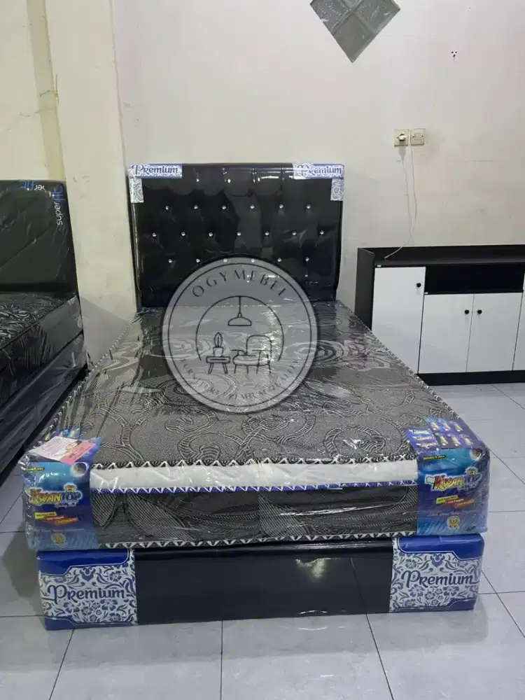 PROMO SALE DIVAN SET SPRINGBED KWANTOP L3 UK 120 TERMURAH