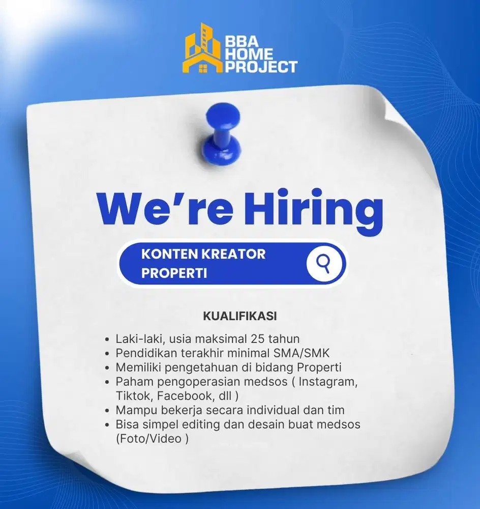 Lowongan Konten Kreator