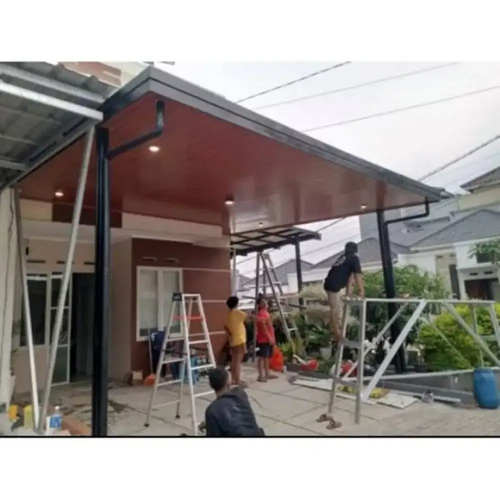 Kanopi minimalis atap alderon termurah 3588