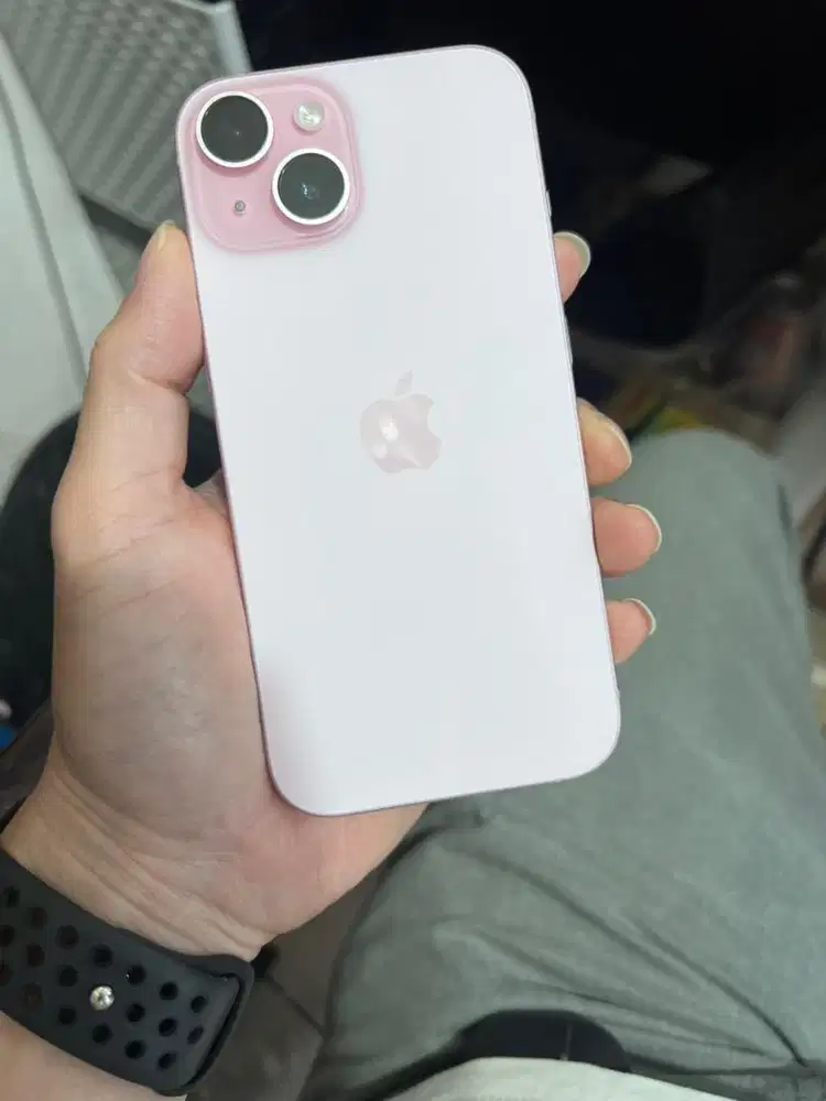 Iphone 15 128 ibox pink no box aja harga net aja