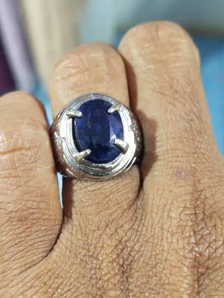 Cincin blue safir