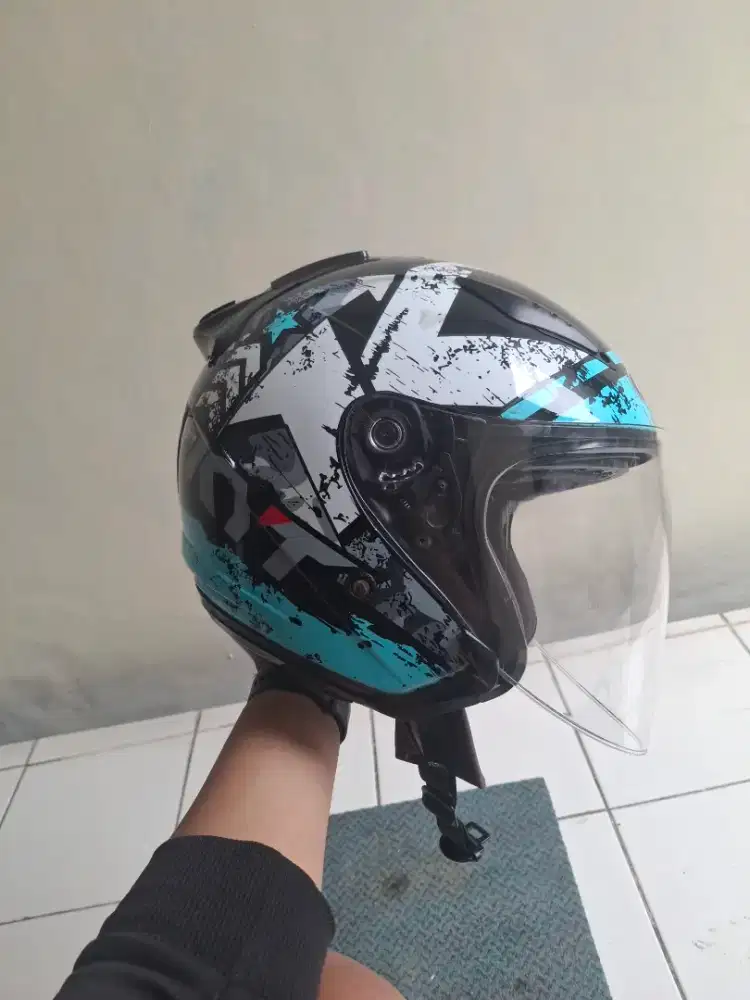 Helm KYT Galaxy Flat R Blue