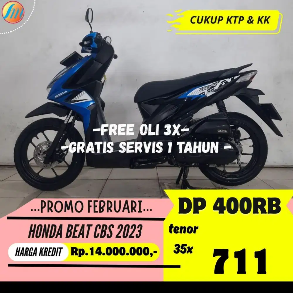 HONDA BEAT CBS 2023 KREDIT DP 400RIBU ANGSURAN SANGAT RINGAN KTP KK