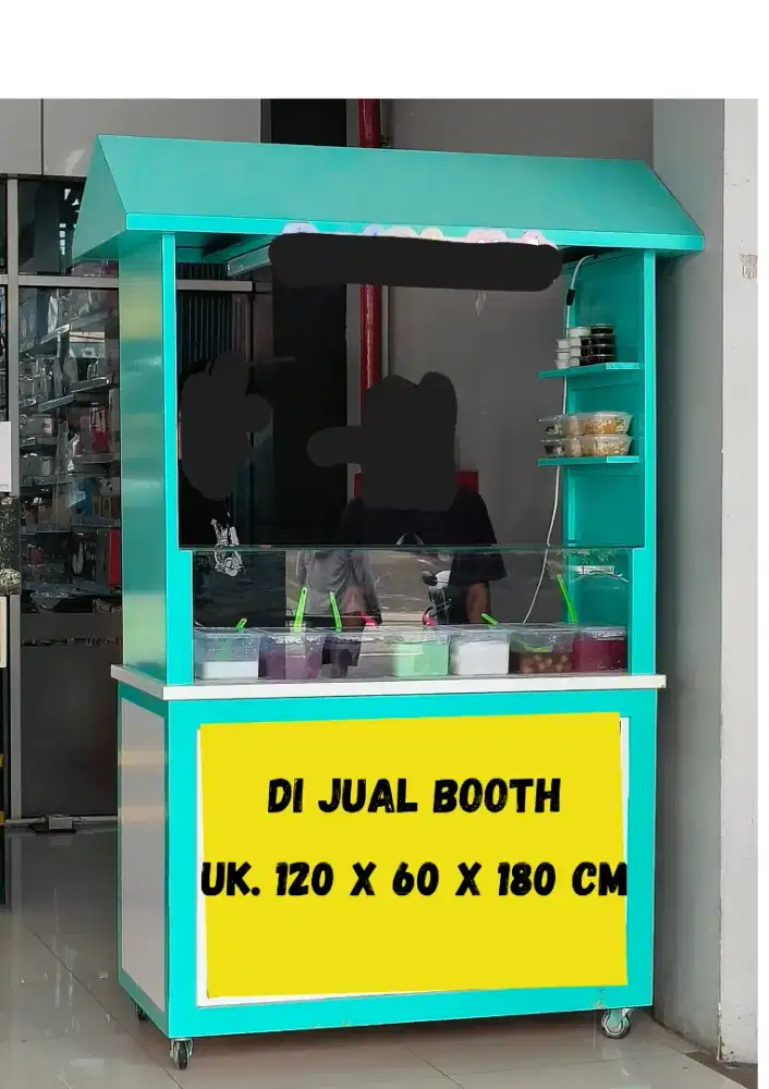 Dijual Booth Bekas 120x60x180 cm
