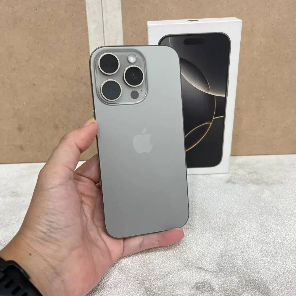 iPhone 16 Pro 256GB Natural Titanium second iBox Garansi ON