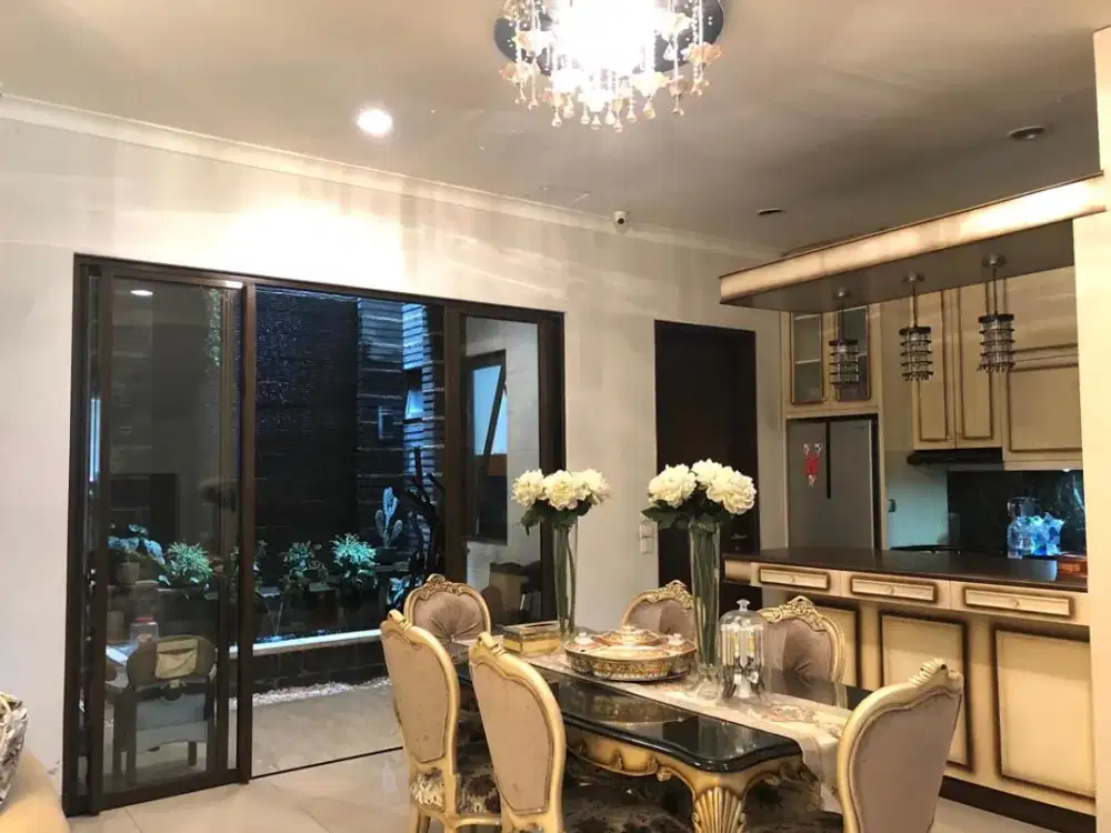 JUAL MURAH RUMAH MEWAH CANTIK 5 KAMAR TIDUR FURNISHED LOKASI DEKAT SCBD BSD