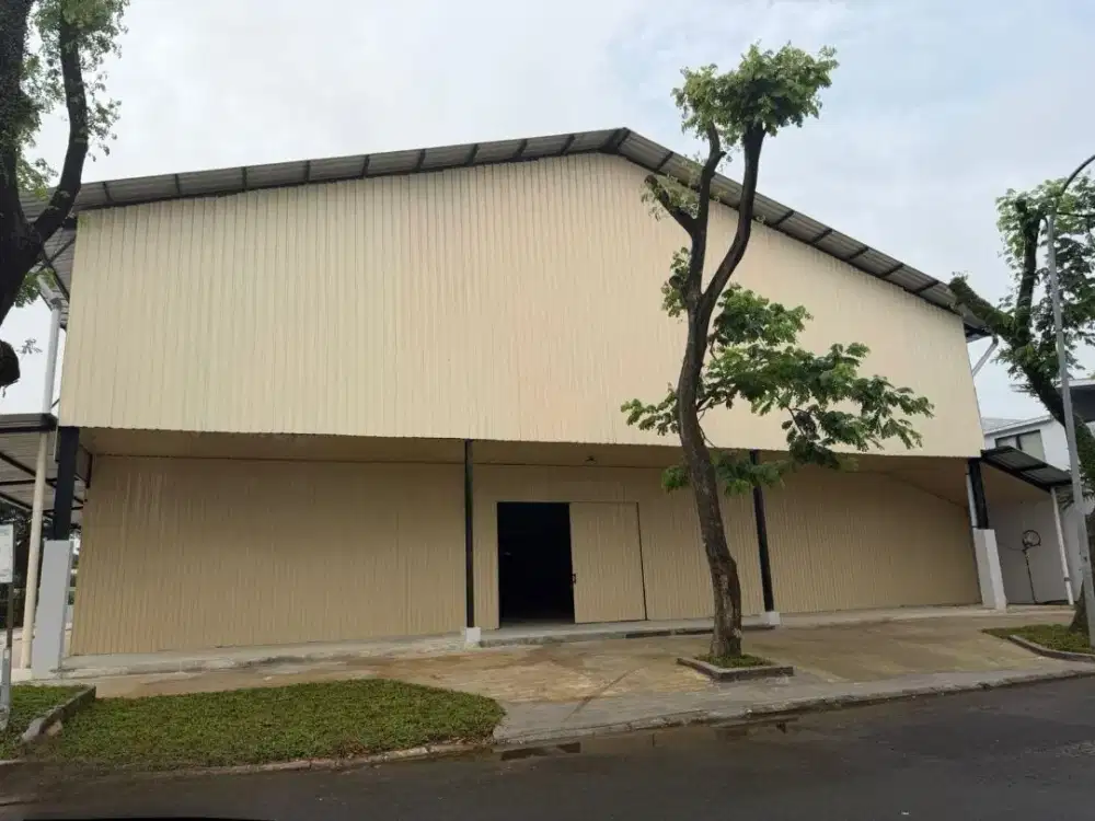 DiSewakan Gudang Luas 1500 meter di Karawaci Tangerang Lokasi Strategis