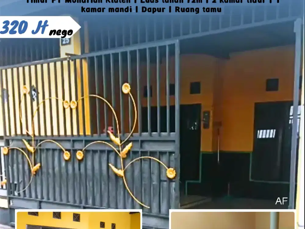 Di jual rumah siap huni di perumahan Griya Sendang Asri Klaten