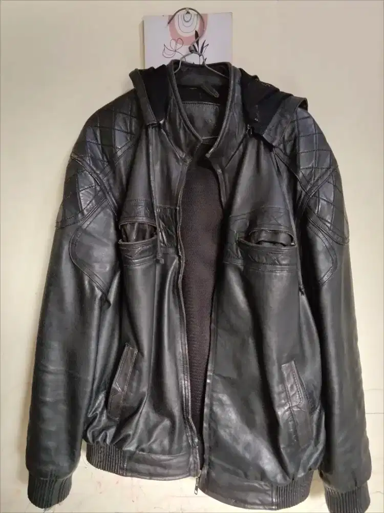 Jaket kulit domba super custom