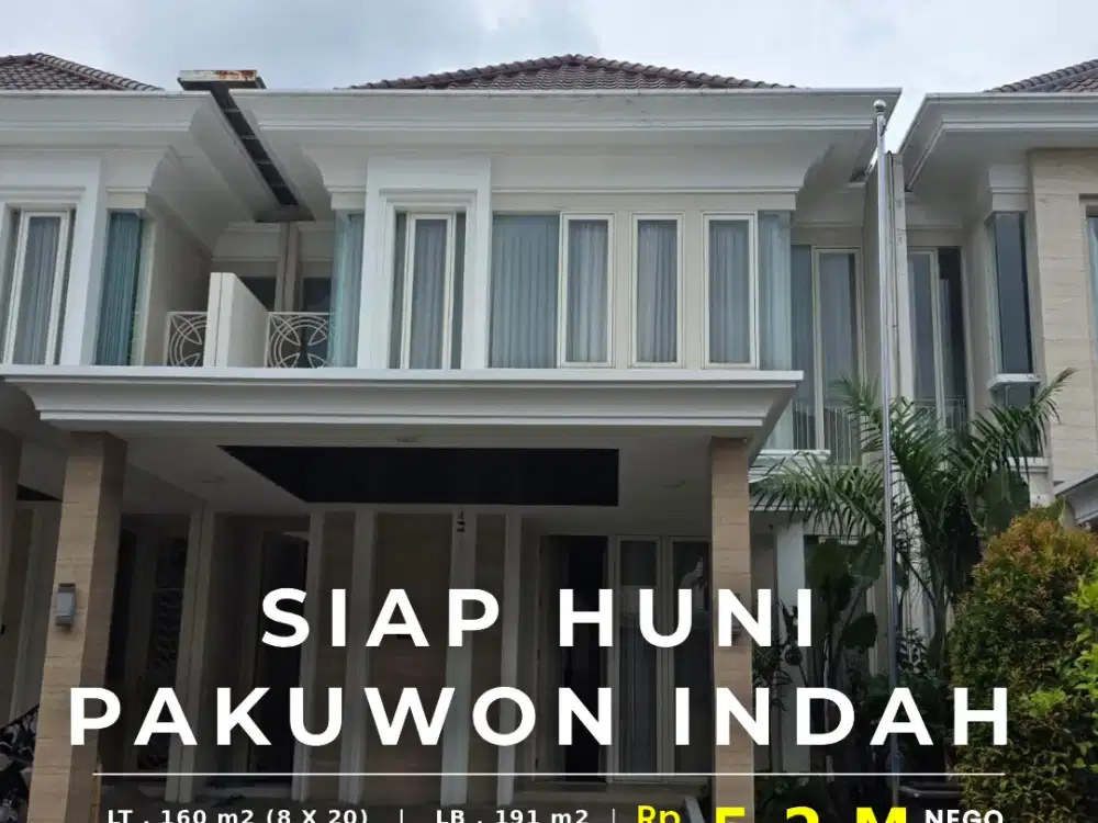 Dijual Rumah 2 Lt, Bagus & Siap Huni, Dekat Pakuwon Mall, SBY