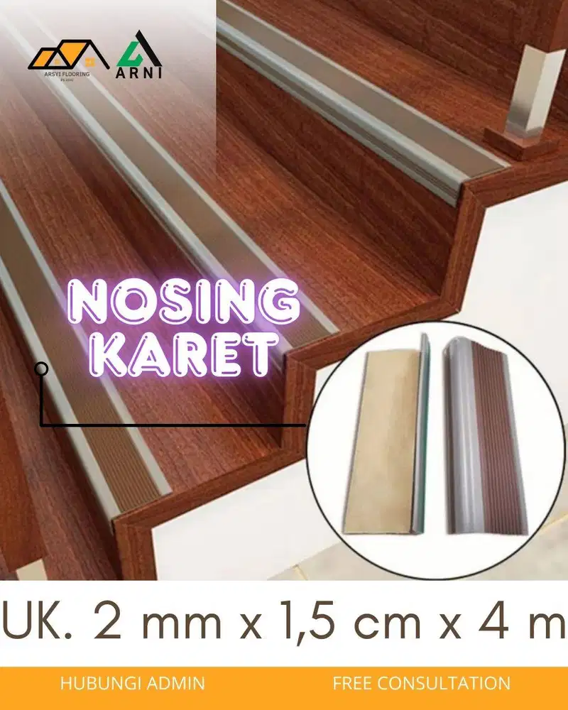 Nosing Karet| List Aksesoris Tangga