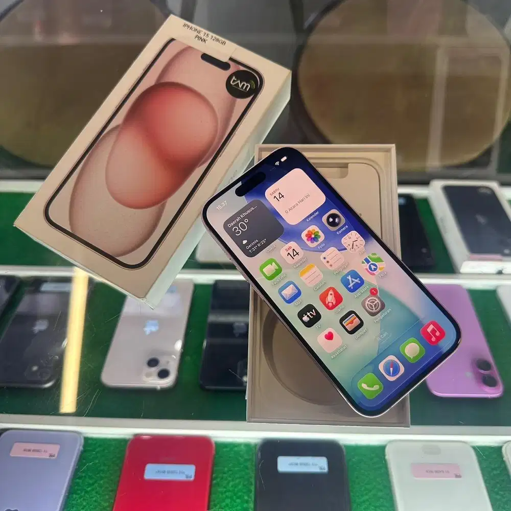Iphone 15 128Gb Pink garansi resmi ON